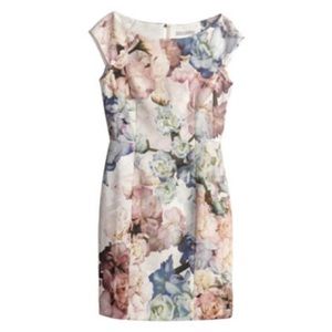 H&M Pastel Floral Bodycon Dress